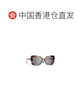 1h可退 香港直邮CHANEL 女士眼镜 CH5504172748 CO 灰色 徽标太阳