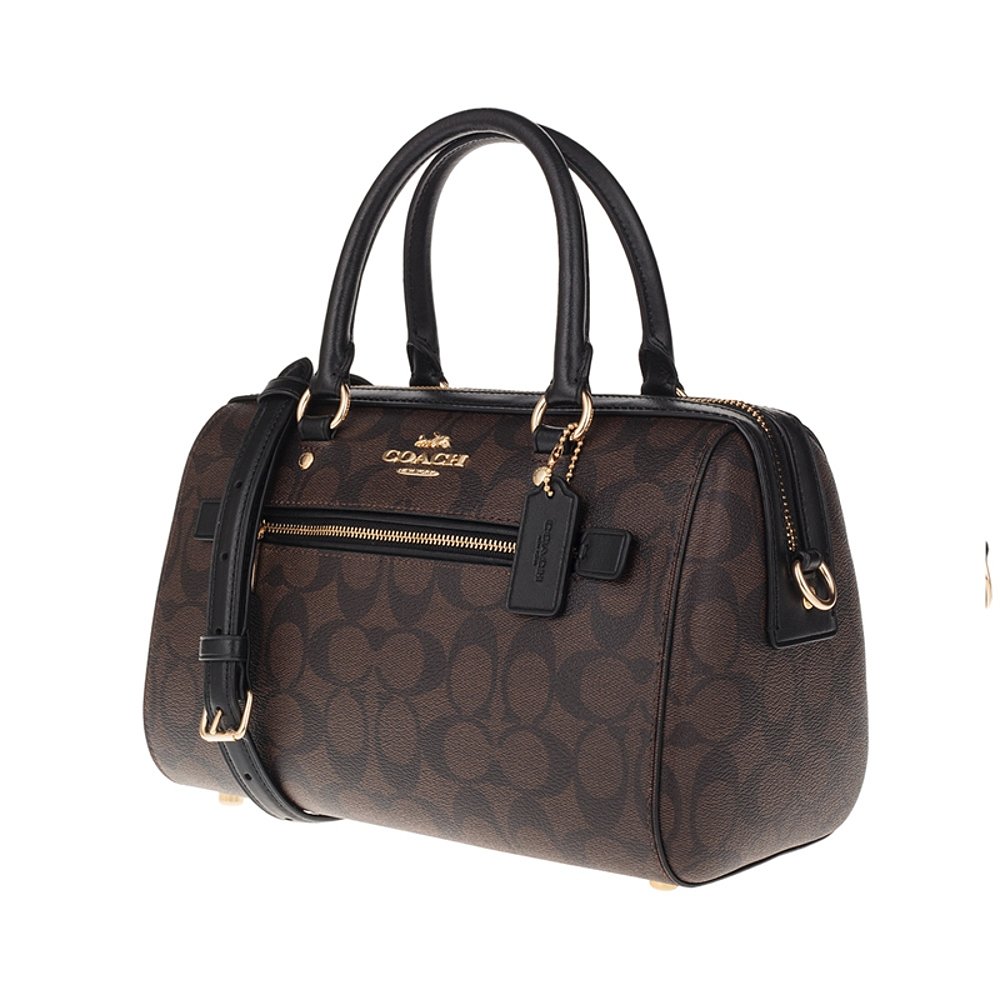 天猫国际海外直购美国直邮 COACH 蔻驰 热销款 女士手提单肩斜挎波士顿桶包F799462