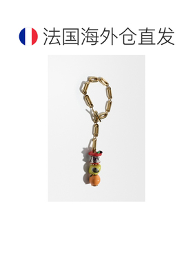 自营欧洲直邮Loewe罗意威 女士橙色皮革橙子挂饰 【付后1h可退】