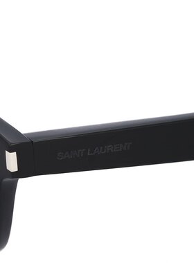 Saint Laurent 黑色方形惠灵顿太阳镜 419699Y9909