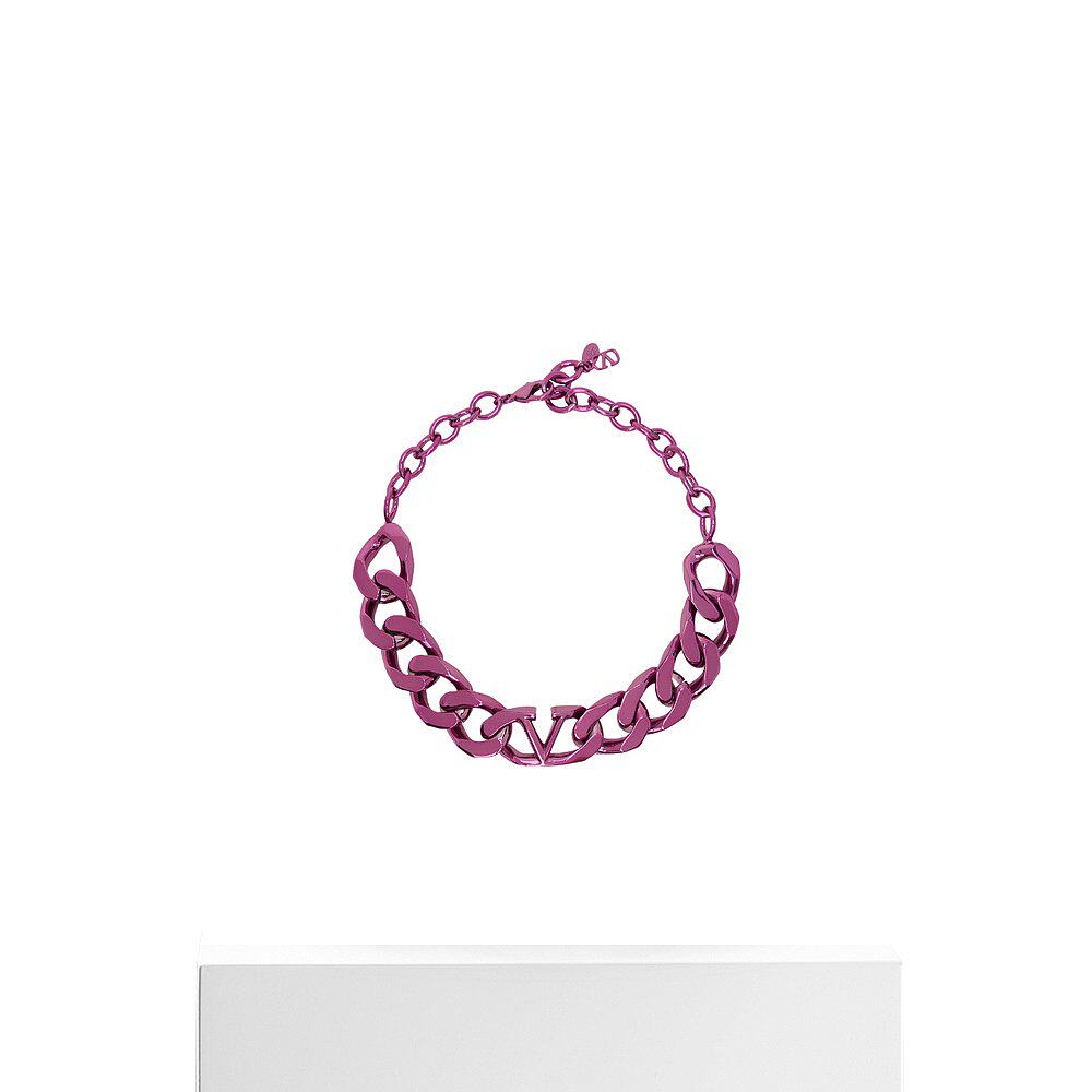 香港直邮VALENTINO 女士手链手镯 1W0J0Q32ZLQUWT AW2022 粉红色 - 图3