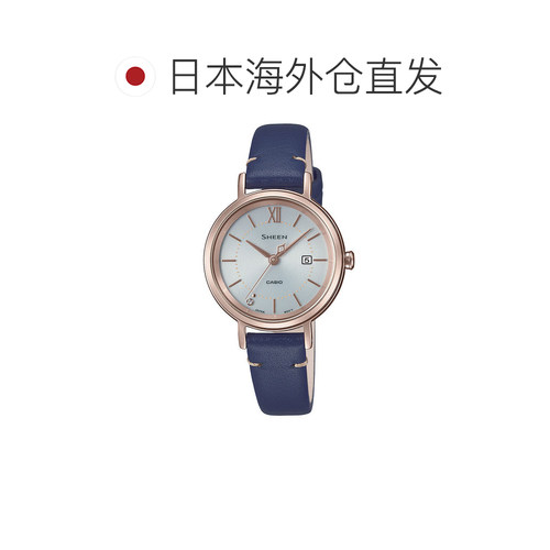 日本直邮卡西欧时尚SHEEN女士太阳能石英手表SHS-D300CGL-7BJF可 - 图1