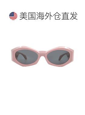 自营Versace Grey Irregular Ladies Sunglasses VE4466U 546387