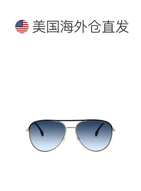 自营Carrera CA Car a209 金色金属飞行员太阳镜蓝色渐变镜片 - n
