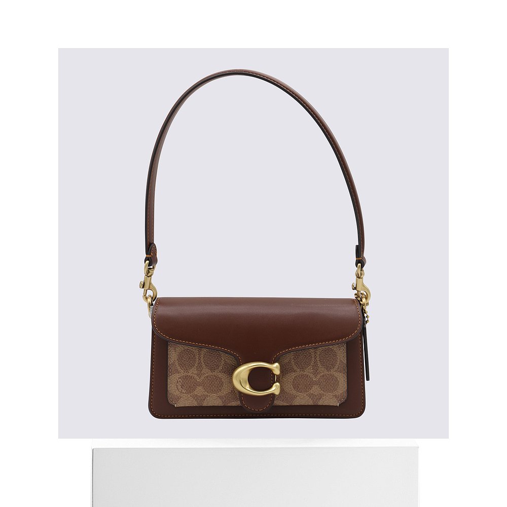 1h可退 香港直邮COACH 女士斜挎包 CY200B4N4 SS2025 棕色蔻驰 - 图3