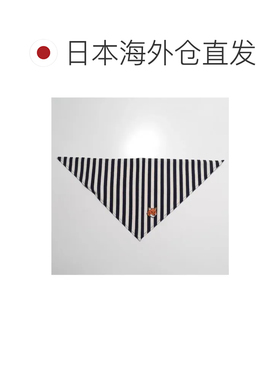 日本直邮MAISON KITSUNE 小狐狸童装 方巾 狐狸头图案 白色 经典