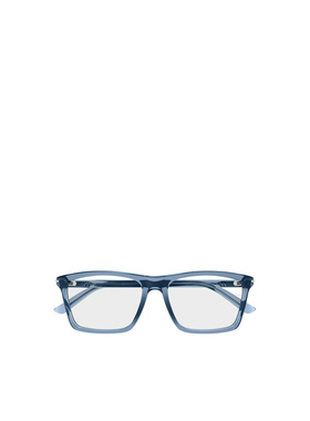 GUCCI 男士眼镜 GG1445O011 AW2025 古驰 蓝色几何平光镜