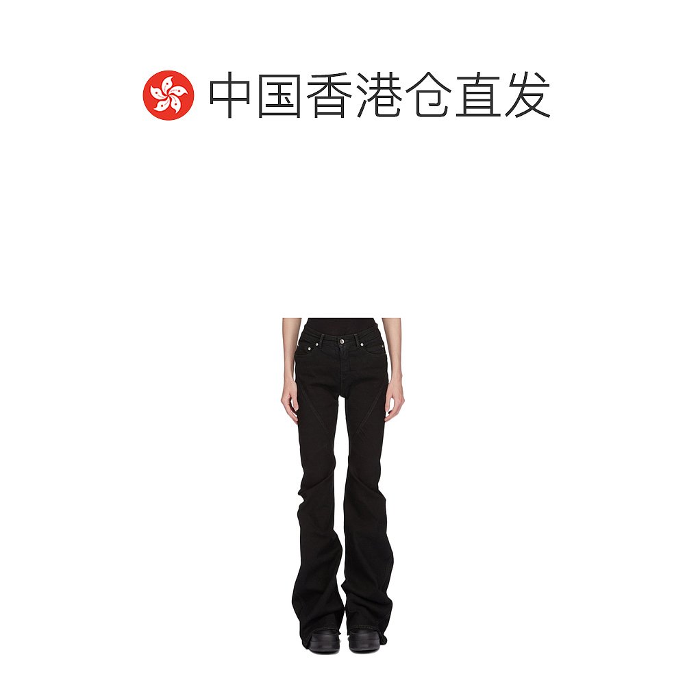 香港直邮RICK OWENS DRKSHDW 女士牛仔裤 DS01D1302SBB09 - 图1