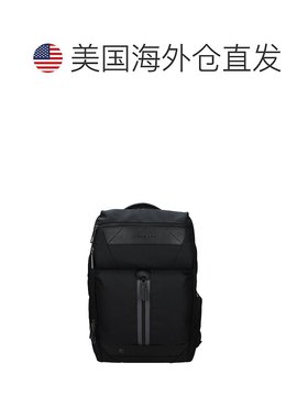 自营Piquadro Fabric Men's Backpack - black 美国奥莱直发