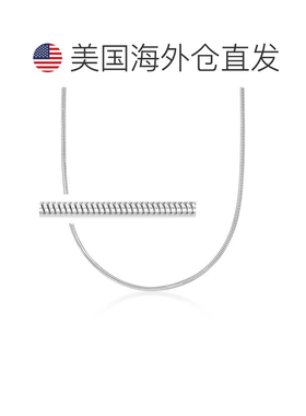 自营Ross-Simons Italian 2.4mm Sterling Silver Snake-Chain Ne