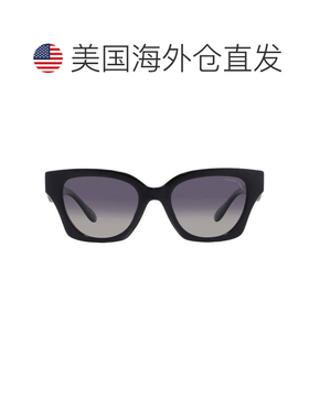 自营Coach Polarized Grey Gradient Cat Eye Ladies Sunglasses