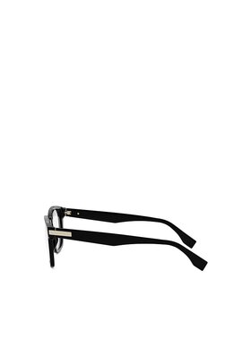 FENDI 男士眼镜 FE50097I001 AW2024 黑色 几何平光镜