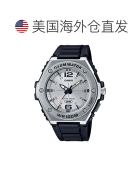 自营Casio Men's Heavy-Duty Sport Watch with White Dial - MWA