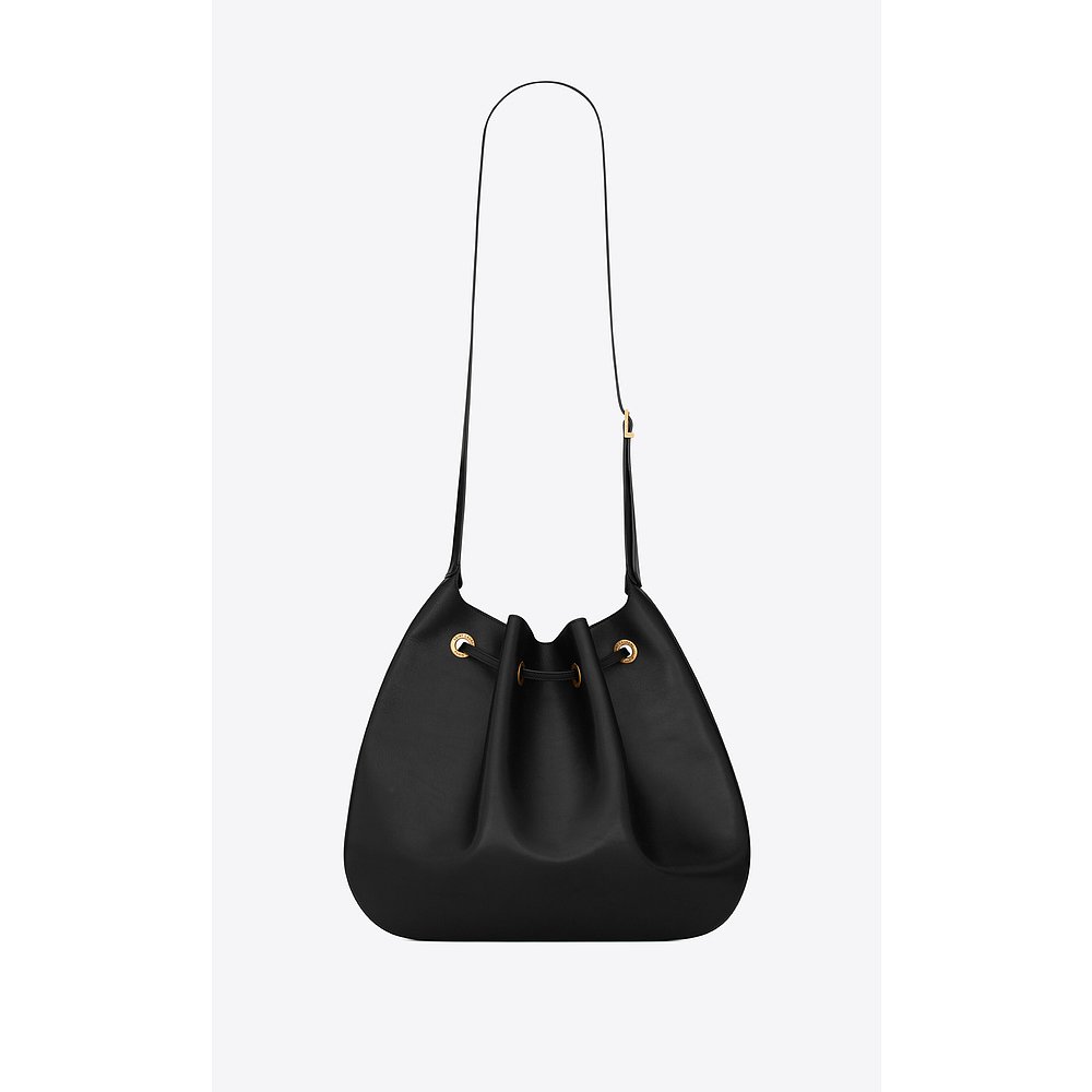 YSL(圣罗兰) 女士Paris Vii Large Hobo Bag En Cuir Lisse pour - 图2