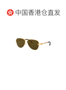 香港直邮VERSACE 男士太阳镜 0VE228310027I AW2025 金色 0VE2283