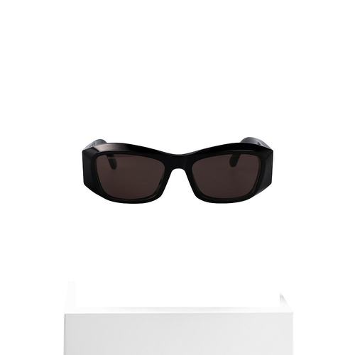 BALENCIAGA 女士眼镜 BB0397SA001 SS2025 棕色 矩形框太阳镜 - 图3