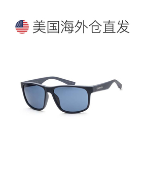 自营Calvin Klein Unisex 59mm Matte Navy Sunglasses - matte n