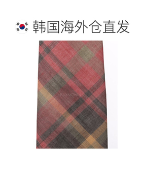 韩国直邮NEEDLES 领带，带马德拉斯格纹 - 红色 (QV049) 领带新款