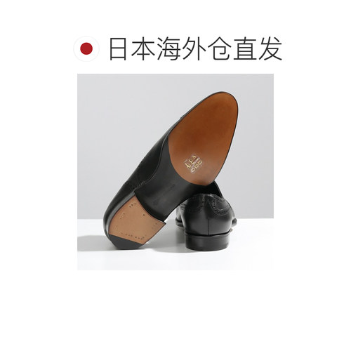 日本直邮Edward Green CADOGAN E202 男士黑色半布洛克牛津皮鞋 - 图1