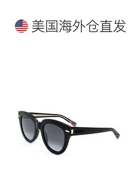 自营 Missoni女式51毫米黑色太阳镜-黑色 美国奥莱直发