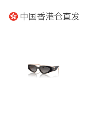 1h可退 香港直邮CHANEL 女士太阳镜 CH6056C534M3 CO 白色 几何框