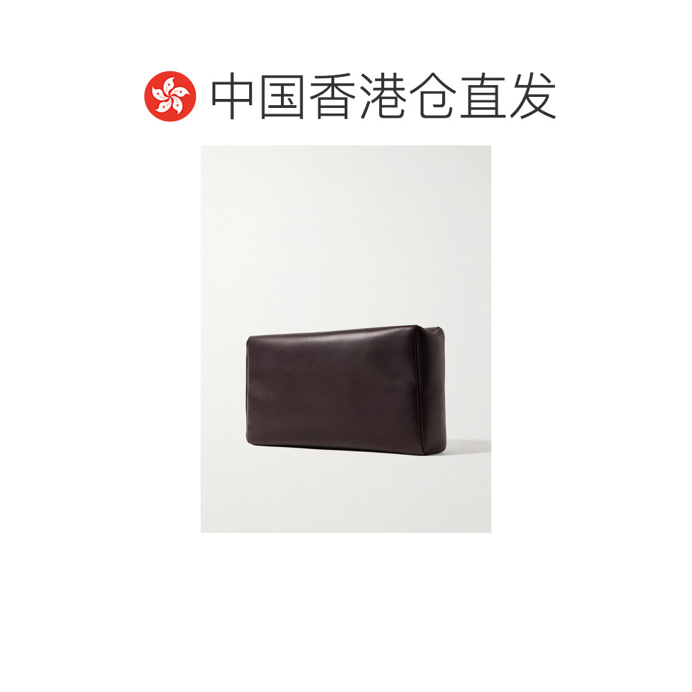 1h可退 香港直邮潮奢 The Row 女士 皮革手包 W1867L614 brown棕,淘宝优惠券,粉丝福利购,淘宝优惠卷