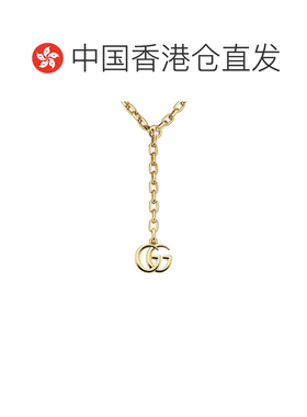 香港直邮GUCCI 女士项链 865297I81578027 SS2026 金色 GG Marmon
