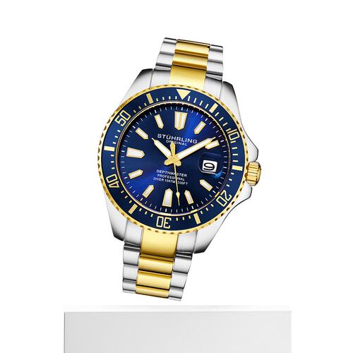 自营stuhrling originalDepthmaster 3950A Quartz 42mm Diver - - 图3