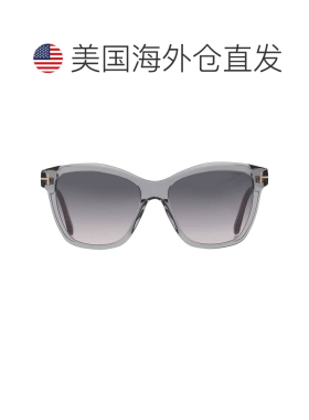 自营Tom Ford Lucia Smoke Butterfly Ladies Sunglasses FT1087