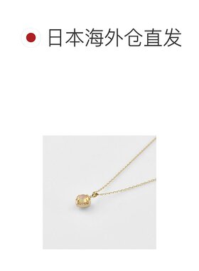 日本直邮日潮 agete 阿卡朵限定款K10 蛋白石/钻石项链