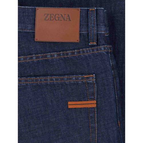 ZEGNA 男士牛仔裤 RUHIJ4A3CITY101 SS2026 蓝色 【付后1h可退】 - 图3