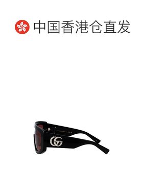 香港直邮GUCCI 女士太阳镜 GG1950S002 AW2025 黑色 几何太阳镜