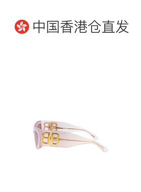香港直邮BALENCIAGA 女士眼镜 BB0321S012 SS2025 紫色 全框太阳
