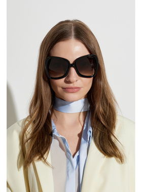 TOM FORD 女士太阳镜 FT122206001B CO 黑色 Sunglasses