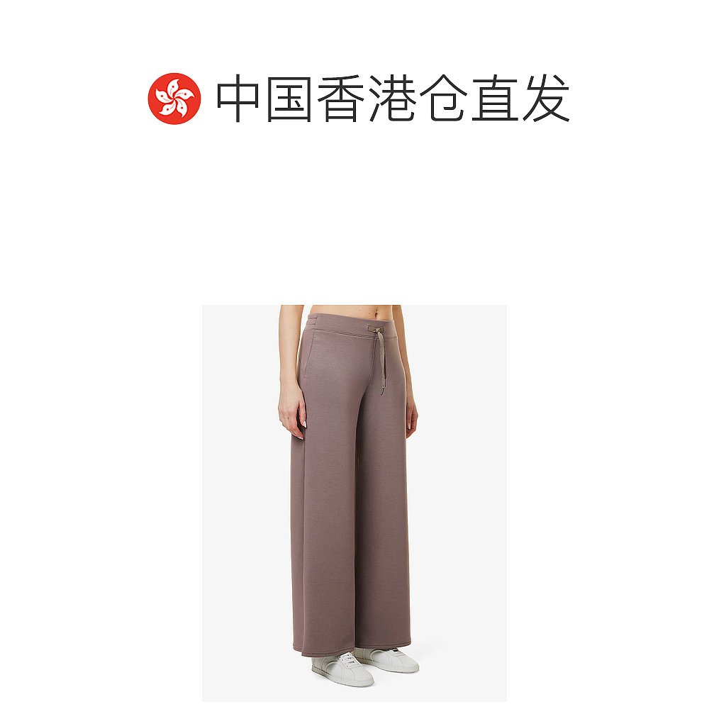 香港直邮潮奢 Spanx 女士 Air Essentials 阔腿高腰弹力梭织慢跑 - 图1