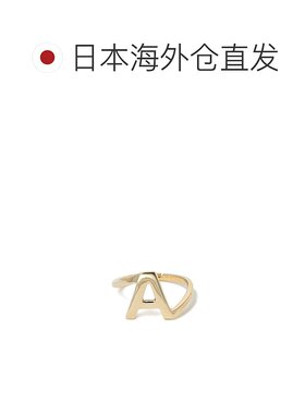 1h可退 日本直邮BEAMS BOY 女士 真鍮 細緻簡約 手寫風字母戒指 1