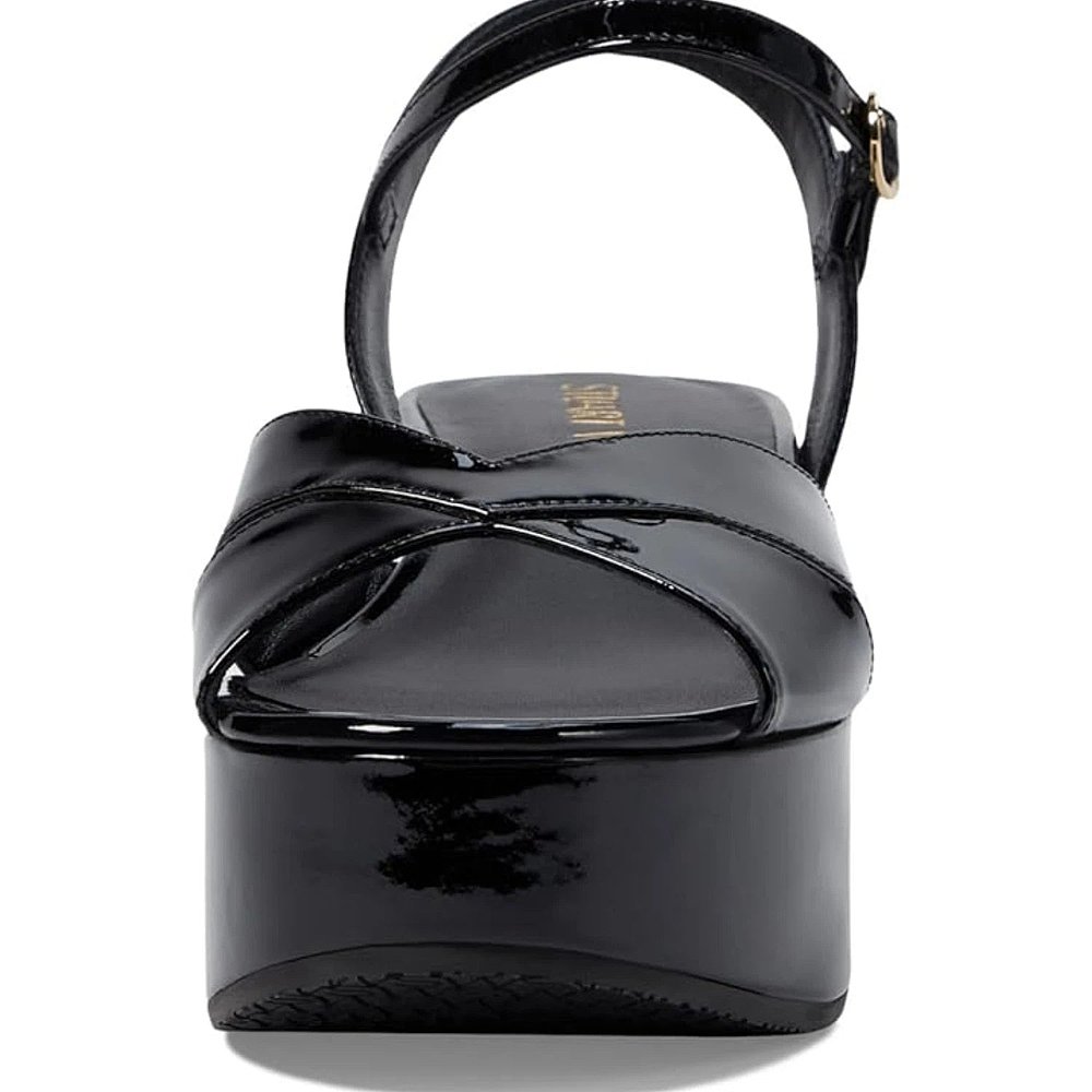 自营Stuart Weitzman Carmen MIDI Sandals Women Black Ankle St - 图2