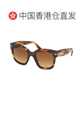 香港直邮TOM FORD 女士眼镜 FT061355F SS2026 棕色 全框太阳镜