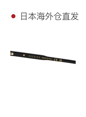 日本直邮GUCCI 太阳镜 男女通用 亚洲版 防紫外线 黑色 GG1158SK