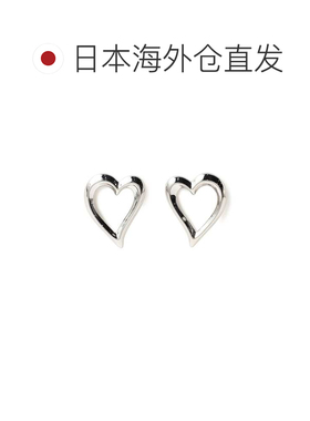 日本直邮BEAMS HEART 女士 爱心开口耳环立体设计【付后1h可退】