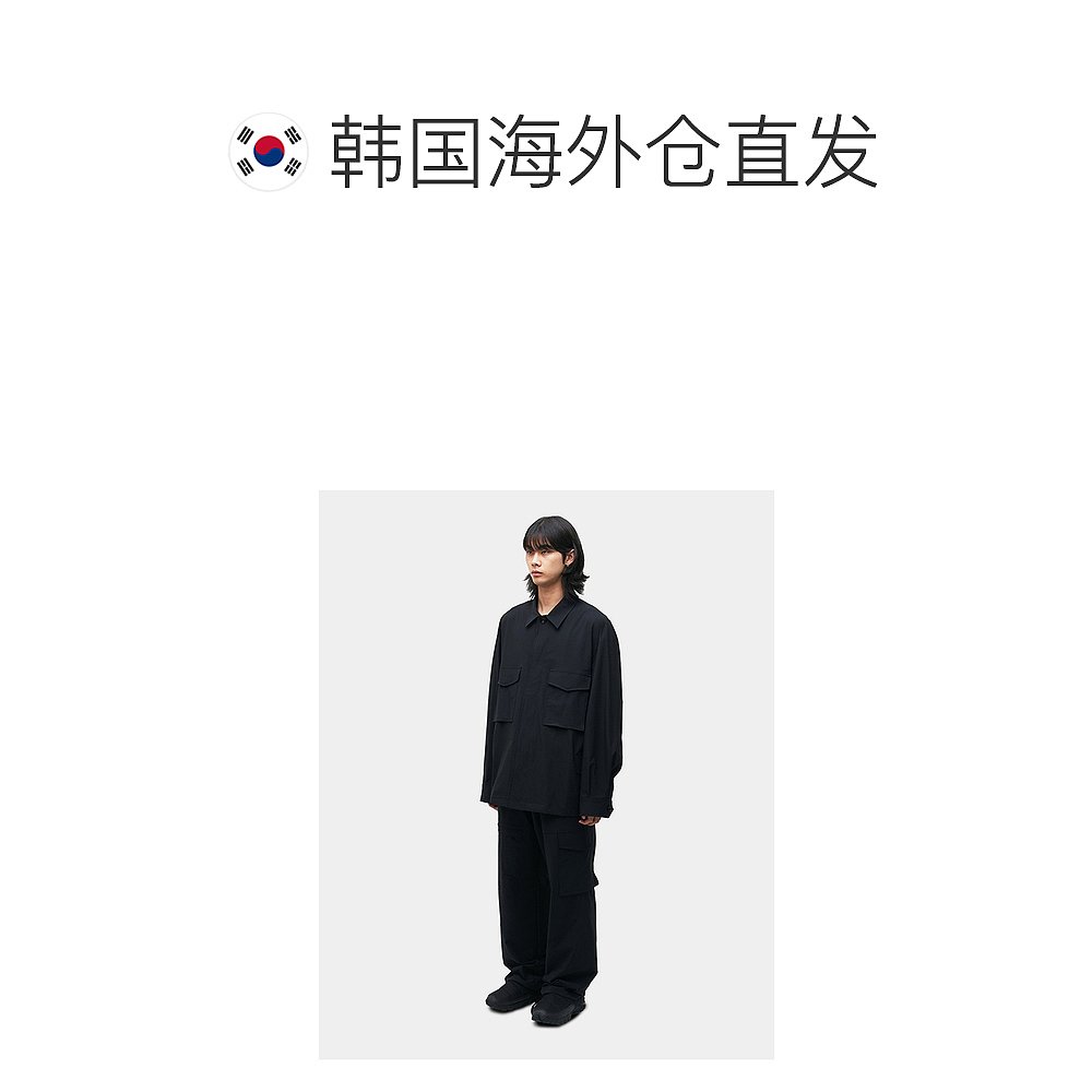 韩国直邮COOR 夹克外套 CXC4JK17K-BLK休闲潮流穿搭 高级感正品 - 图1