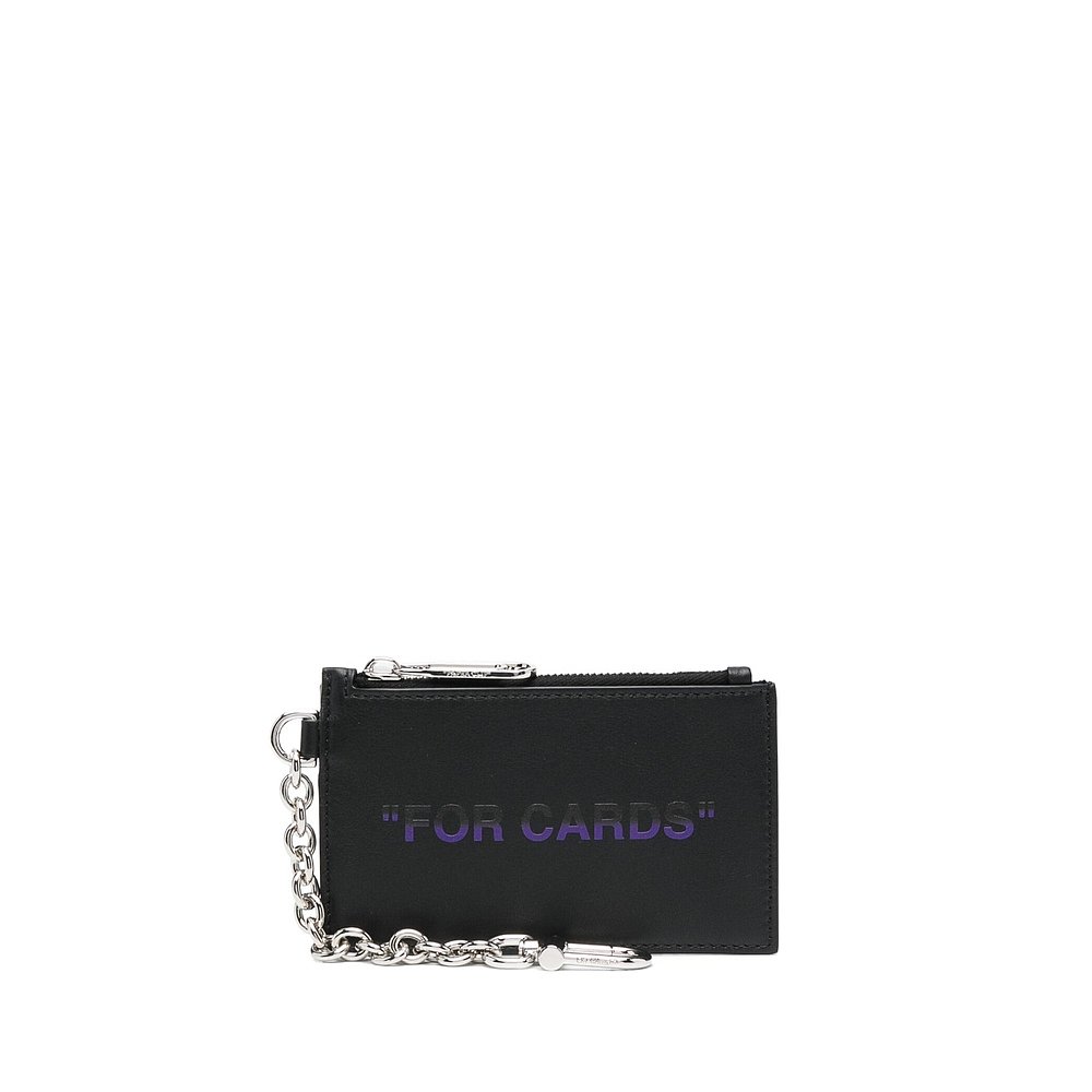 香港直邮潮奢 Off-White 男士Off White Wallets Black 钱包 - 图2