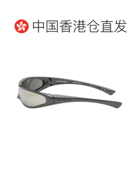 香港直邮Balenciaga 巴黎世家 男士 灰色镜面太阳镜 BB0383S004GR