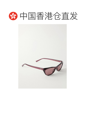 香港直邮Gucci 古驰 女士 G-detailed recycled-acetate 锁扣方形