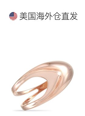 自营 Calvin Klein Shade 玫瑰金 PVD 镀层不锈钢闭合手镯 美国奥