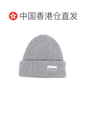 香港直邮GANNI 女士帽子 A4429921 CO 灰色 Hat i【付后1h可退】