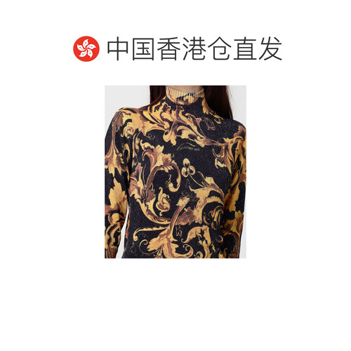 1h可退 香港直邮VERSACE JEANS 女士外套 79HAFM04CMN04G89 AW202 - 图1