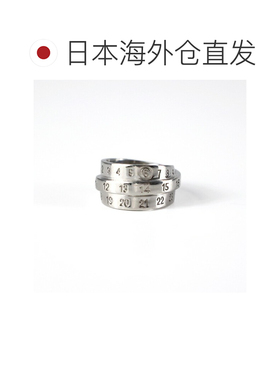 日本直邮MM6 数字签名戒指 SM6UQ0073 P6627 女士三排数字戒指配