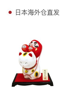 日本直邮龙虎家居饰品幸运招财猫摆饰方便携带做工精致