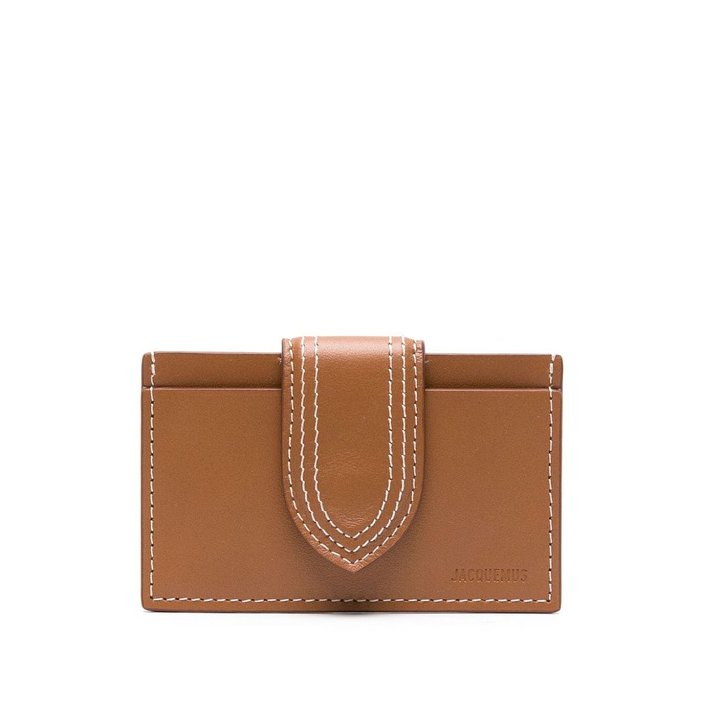 香港直邮潮奢 Jacquemus 女士 JACQUEMUS Wallets Leather Brown - 图2